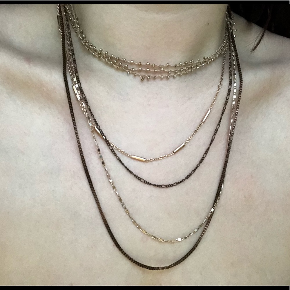 Anthropologie layered Boho Necklace